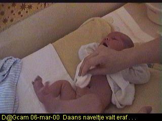 Een leuke foto van Daan . . .