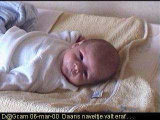 Een leuke foto van Daan . . .