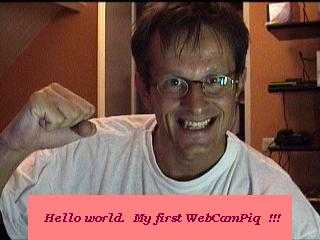 I'm on line for the first time!  28-jun-99 22:25